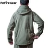 Lurker Shark Soft Shell militar táctico chaqueta hombres impermeable cálido rompevientos abrigo camuflaje con capucha US Army ropa 210909