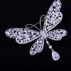 In Europe and gilded inlay zircon corsage, deserve to act role of the female suit pin tassel butterfly brooches insects