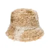 Casquette de pêche d'hiver Panama Bob Gorros, chapeau chaud d'extérieur en fausse fourrure d'agneau, teinture par nouage, seau moelleux pour femmes, 2021 Gorras