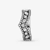 Jóias Fine Autêntica 925 Sterling Silver Ring Fit Pandora Charme Sparkling Marquise Double Wishbone Engagement Anéis de Casamento DIY