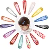 Baby Girls Bling Barrettes Clips Hairpins Infant Candy Color Hairgrips Children Solid Wrapped Safety BB Hair Clip Kids Hair Accessories YL013