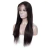 Malaysiska Raw Hu 8-34 tum Virgin Hair Natural Color Silky Rak Lace Parykar
