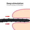 47 cm Dildo Butt Plug Lungo Palline Anali Stimolatore Della Vagina Uomini Massaggiatore Della Prostata Giocattoli Del Sesso Per La Donna Orgasmo Buttplug Perline Ano X0401