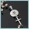 Charms Sieraden Bevindingen Componenten JG! Mode DIY Ketting 18 MM Snaps Metalen Cross Anchor Mom Heart Fatima Palm Button Hanger Noosa Drop