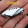 5pc الشفرة المعدنية VIB Fishing Lures ملعقة صلبة الباس 5 سم 11g الاهتزاز الاصطناعي crankbait230r