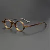 Designer Zonnebril Acetaat Kleine ronde bril Men Retro vintage vierkante bril frame vrouwen bijziendheid op recept frames spectac4866046