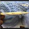 Clothing Fabric Apparel Drop Delivery 2021 550G High Quality Wool Mohair Flashing Wire Diy Winter Scarf Shawl Sweater Line Hand Knitting Soft