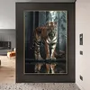 Modern Bos Poster Wild Dier Tijger Foto Canvas Schilderij Wall Art Prints Voor Woonkamer Interieur Woondecoratie Cuadros