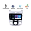 9 tum Android Car DVD GPS-radiospelare för Kia Forte MT 2008-2012 med USB WiFi Aux Support DVR OBD II Mirror Link