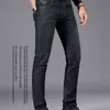 Sulee märke jeans exklusiva design berömda casual denim jeans män rakt smal mitten midja stretch män jeans vaqueros hombre 210622