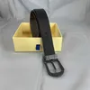 Genuine Leather Belt for Men and Women Fashion Pin Buckle Plaid BeltsHigh Quality Cowhide Designer Belts