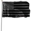 3x5ft Bandiera Americana Nera Poliestere Nessun Quarto Verrà Dato US USA Protezione Storica Banner Bandiera Bifacciale Indoor Outdoor 5910g