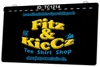 TC1214 FITZ KICCZ TEEシャツショップライトサインデュアルカラー3D彫刻