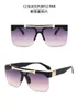 2021 Flip Punk Fashion Sunglasses Trend Frameless Printed outdoors Glasses unisex