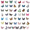 100Pcs Flowers Butterfly Stickers For Skateboard Laptop Luggage Bicycle Guitar Helmet Water Bottle Decals Kids Gifts