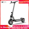 Najnowszy Mercane MX60 Kickscooter Składany Smart Electric Scooter 2400 W 60km / h 100km Zakres 11 "Dual Dual Brake Długa płyta