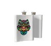 Утечка Доказательство Сублимационные 8oz Hip Flask 304 Нержавеющая сталь Прочный флаконный Рождественский подарок для друга