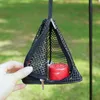 Sacs de plein air Camping Cuisine Panier Triangle Pique-nique Vaisselle Séchage Filet De Stockage Maille Sac Suspendu Aliments Secs Organisateur De Légumes