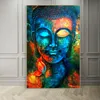 Buddha Bilder Abstarct Bunte Poster Leinwand Malerei Wand Kunst Für Wohnzimmer Eingang Schlafzimmer Moderne Dekoration KEIN RAHMEN