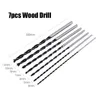 7 st X Lange Hout Boor Set 4mm 5mm 6mm 7mm 8mm 10mm 12mm 300mm Brad Point Professionele Bits296i