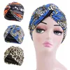 Beanie / Crânio Caps Na moda Impressão Noite Cabelo Estilo Cuidados Faux Silk Finging Sleep Bonnet Chapéu Quimioterapia Turbante