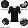 Män Thermo Sweat Tank Toppar Midja Trainer Shapewear Vest Bastu Suit Body Shaper Compression Workout Skjorta Slimming Underkläder