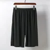 Mäns sömnkläder Mens Casual Loose Boxers Shorts Underwear Pants Nightwear Pyjamas Silk Men bär pyjamas