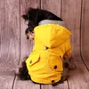 Yellow Dogs Paincoat Stylowe Premium Dog Odzież Małe Dog Płaszcze Wodoodporne Zip Up Kieszenie Rain Wodoodporne Regulowany Sznurka Sznurka Bluzy XXXL A180