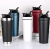 Tumblers Protein Shaker Cup Stainless Steel Insulated Mug Water Bottle Outdoor Gym Training Drink Powder Milk Mixer Travel Portable Bottles
