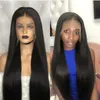 2021 European and American fashionable women freely divided into black, long straight hair, front lace wig, long hairr chemical fiber headge