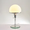 Dansk designer Bauhaus Lamp Nordic Bedroom Bedside Simple Glass LED bord för vardagsrum skrivbordslampor
