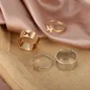 Ins Trendy Goud Zilver Butterfly Ringen Voor Vrouwen Mannen Liefhebbers Paar Ringen Set Vriendschap Engagement Bruiloft Open Ringen 2021 Sieraden