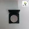 Frascos de armazenamento frascos vazios 36.5mm de alta classe preto plástico blusher compacts, DIY elegante batom subchagem com espelho 50 pcs