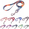 Fashion Dog Leash Lead Floral Tribal Bohemian Mönster Walking Training Leads Leash Designer Belt för Små Medium Stora hundar Pet Supplies 10 Färg 4 fot