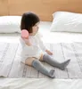 Bébé Chaussettes Plaine Solide Bas Filles Genou Chaussette Évider Bas Climatisation Chaussures Printemps Été À Volants Plancher Tuyau Nuit Anti Moustique wmq887