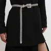 Seksowna Luksusowa Rhinestone Talia Moda Kryształowa Sukienka Dżinsy Łańcuch Brzuch Biżuteria Dla Kobiet Urok Akcesoria