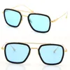 Whole Selling Square shape face FLIGHT Sunglasses Male and Female Fashion Glasses Metal Pilot Adumbral Eyeglasses Classical st4492648