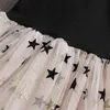 Girls Dress Abitare stelle Filato Filato Princess Stitching Straps Fluffy per Toddler 210528