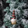 Dekoracje świąteczne Świąteczne Party Supplies Home Garden 5x Rok Tree Breien Hanger Angel Topper Dog Zabawki 0916 Drop Dostawa 2021 Jwczu
