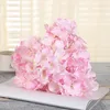 Nouveau design soie artificielle hortensia fleur tête mariage bouquet décoration ou bricolage production toile de fond 2143 v2