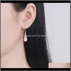 Dangle & Chandelier Jewelrywater Opal Earrings 925 Sterling Sier Earring Big Water Necklaces Wedding Jewelry Sets For Women Designer Drop Del