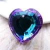 22mm Oostenrijk Glasvorm Kralen Rhinestone Crystal Facet Heart Hanger Druppels Sieraden Maken Ketting Oorbellen DIY