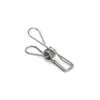 Cachets en acier inoxydable pêches en métal Clips Accessoires de cintres pour chaussettes Sous-vêtements à serviette à vêtements Chaussettes Poies Clips CLAMP1155098