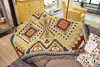 Couverture de Style ethnique mexicain Inde tapis de pique-nique créatif Totem géométrique tapisserie canapé bohème gland coussin
