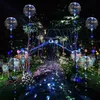 18 tum Party Decor Clear Bubble Balloon med LED Strip Koppar Tråd Lysande Ballonger För Bröllopsdekorationer Födelsedagsfesttillbehör