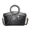 Abendtaschen Luxus Handtaschen Frauen Designer Krokodil Frau Leder Handtasche Damen Grün Party Tasche Schulter