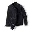 Высококачественные мужские пальто куртки на молнии тупель мужской весна осень сплошной повседневный полиэстер S Mens 210909