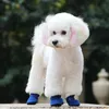 Vêtements pour chiens 4 pièces hiver chaud petites chaussures bottes imperméables anti-dérapant chaussons de pluie pour chiens chats chiot Chihuahua