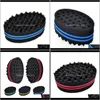 Bun Maker Magic Hair Afro Curly Weave Oval Double Sided Flat Large Wavy Small Hole Dreads Sponge Brush Z57Ps Txomp152e