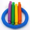 DHL Mini Tube Sensory Tube Twist Tubes Toy Stress Angst Relief Squeeze Stretch Telescopic Bellows Extension Spring Pipe Finger Fun Game Toys3968465